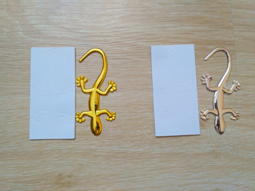 Наклейка Пластикова Ящірка Золото, Срібло Київ - фото 1