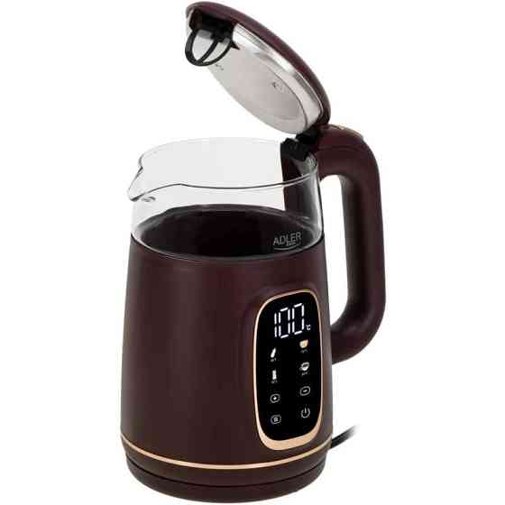 Тихий побутовий чайник, Електрочайник із захистом, Електрочайник на кухню, Стильний електричний чайник UL-17 Львів