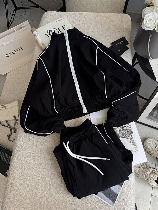 Женский стильный трендовый костюм двойка купра Одесса - изображение 4