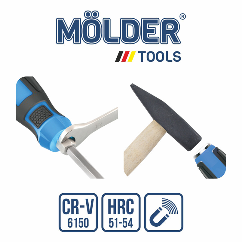 Набір викруток Molder ударні з шестигранною опорою 6шт MT33206 Львів - фото 3