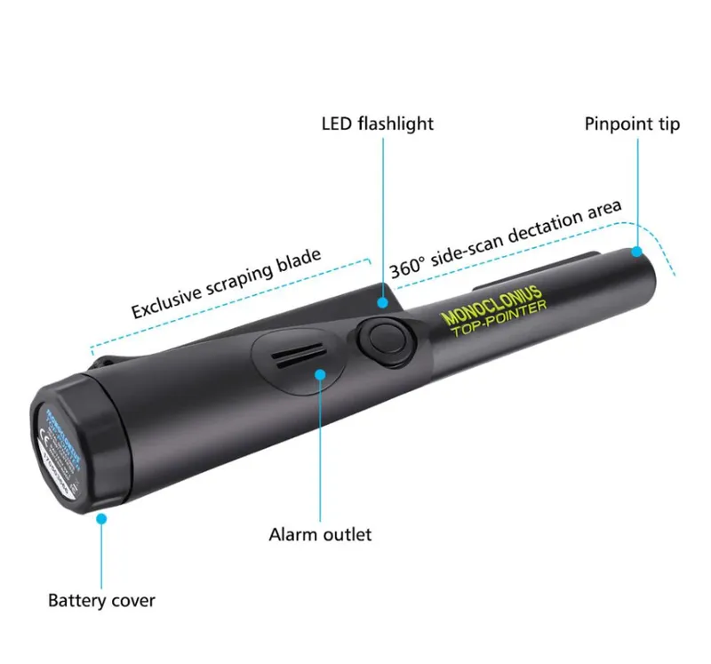 Підводний вказівник пінпоінтер Monoclonius Top-Pointer (Чорний) Київ - фото 10