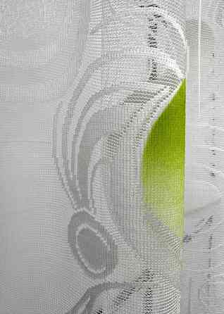 Тюль жакард VR-Textil № 1882т Арка на кухню колір білий 500х150 см (53-0082) Київ