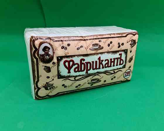 Серветка паперова 200лист ФАБРИКАНТ'Є ЛЮКС однотонна (1 пачка) Харків