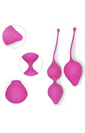 Набор вагинальных шариков Kegel Pink Set цвет розовый Sex Aura Киев