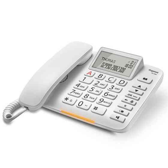 Дротовий телефон Gigaset DL380 IM White (S30350S217R102) Білий Харків