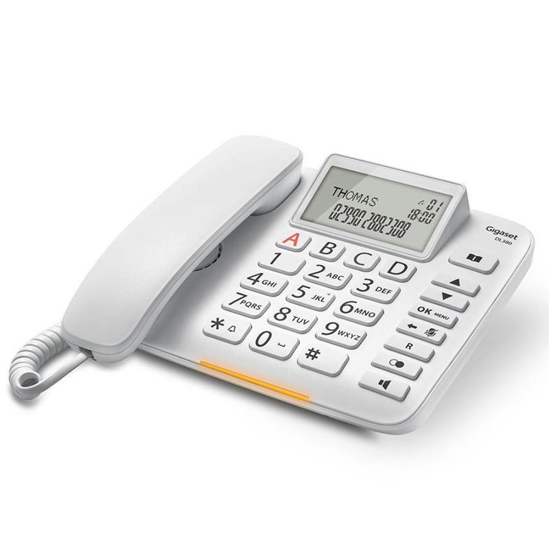 Дротовий телефон Gigaset DL380 IM White (S30350S217R102) Білий Харків - фото 3