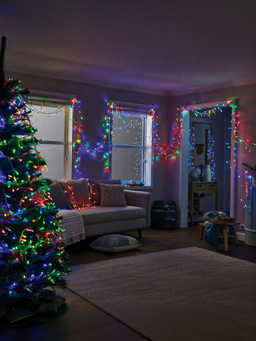 Гірлянда Різдвяна фея вулична 50 м 500 LED білий провід Мультиколір CF500L50MWML Коломыя - изображение 4