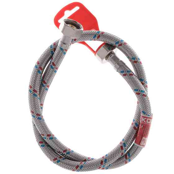 Гибкий шланг для подключения воды гайка 1/2'' - гайка 1/2'' (80 см) Koer (KR0256) Киев