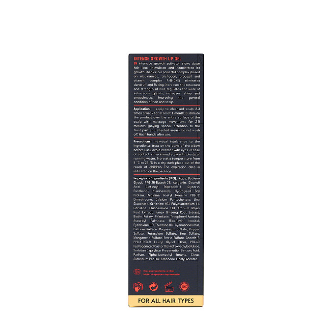 Интенсивный гель активатор роста для волос Intense Growth Up GEL Succor 60 мл Винница - изображение 6