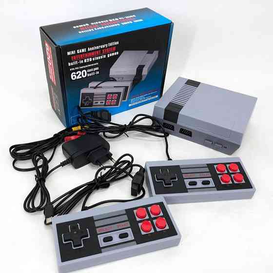 Ігрова приставка для телевізора з двома джойстиками GAME NES 620 / 7724, NM-310 Ігрова консоль Київ