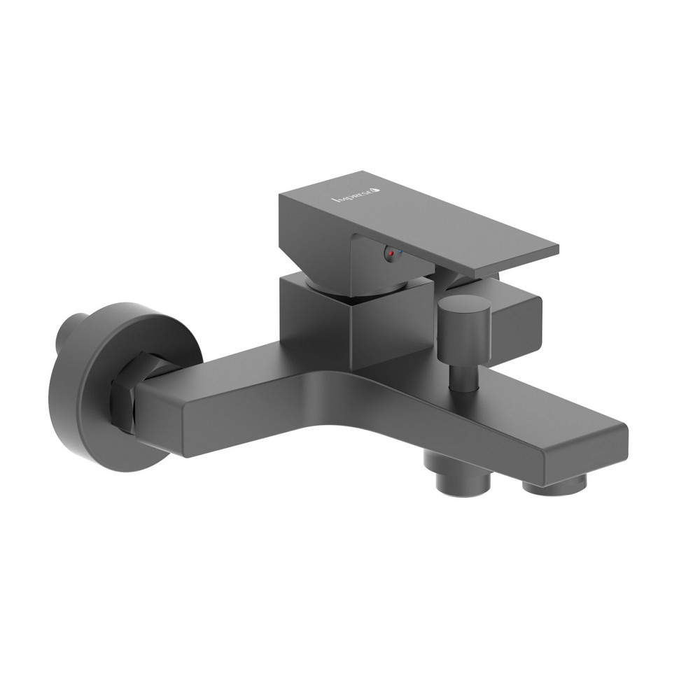 Смеситель для ванны Imprese VIOLIK f03210810AA черный\матовый Киев - изображение 1