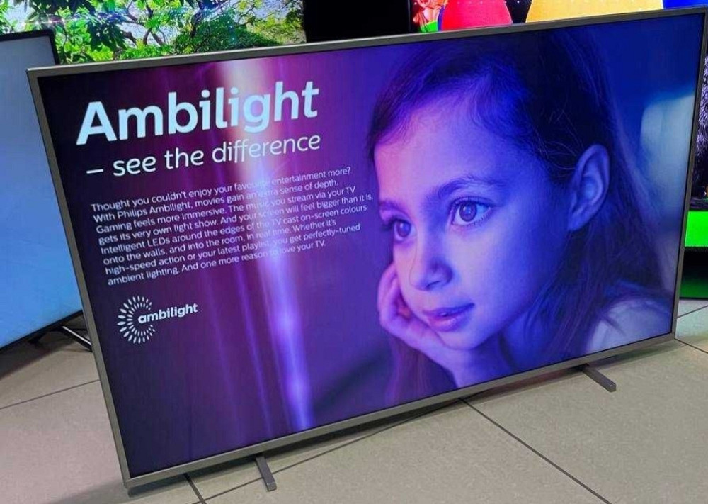 Телевізор Безрамний: 58" 4K PHILIPS Smart AMBILIGHT 58PUS8105 Дефект! Харків - фото 3