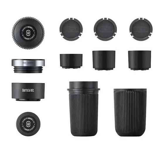 Набор баристы Wacaco Nanopresso Barista Kit 120 мл для Nanopresso (чашка корзины адаптер) Черный Винница