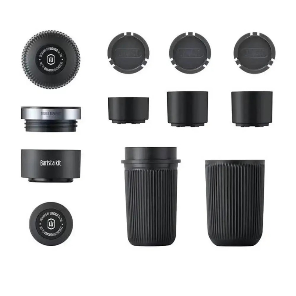 Набор баристы Wacaco Nanopresso Barista Kit 120 мл для Nanopresso (чашка корзины адаптер) Черный Винница - изображение 2