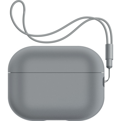Чохол для навушників Armorstandart Silicone Case with straps для Apple Airpods Pro 2 Gray (ARM68610) Вінниця - фото 1