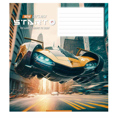 Зошит Школярик Let's start 18 аркушів клітинка (018-3411K) Вінниця - фото 4