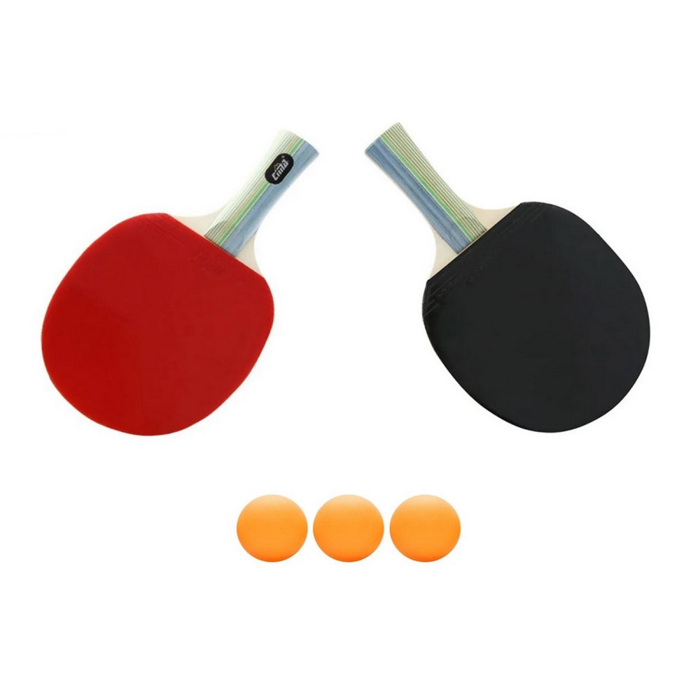 Набор для настольного тенниса Cima NE-CM-10, 2 ракетки с чехлами, 3 шарика Винница - изображение 2