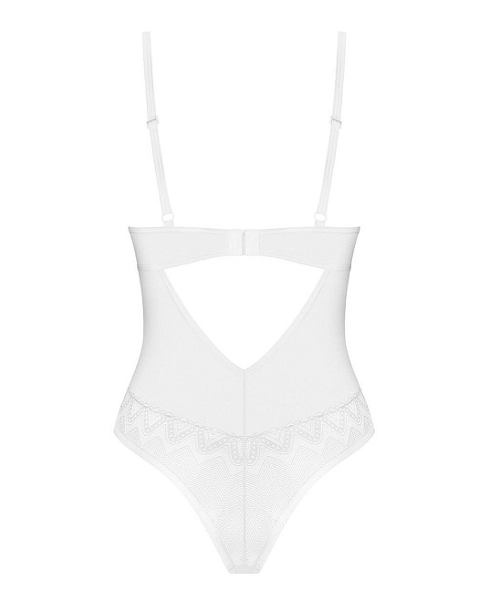 Боди Obsessive Alissium Teddy XL/2XL, лиф с мягкой чашкой, высокие вырезы для ног Sex Aura Киев - изображение 6