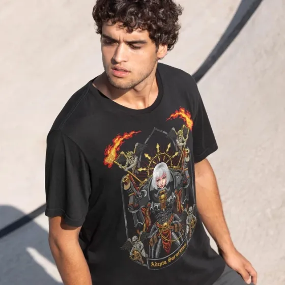 Футболка для подростка мальчика с принтом WarHammer 40K Adeptu140 140ororita140 Размер 160 Anime10769 Днепр