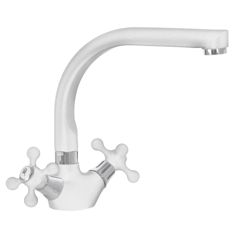 Білий кухонний змішувач Mixxus Color 273 MI2760 стильний та надійний Харків - фото 1