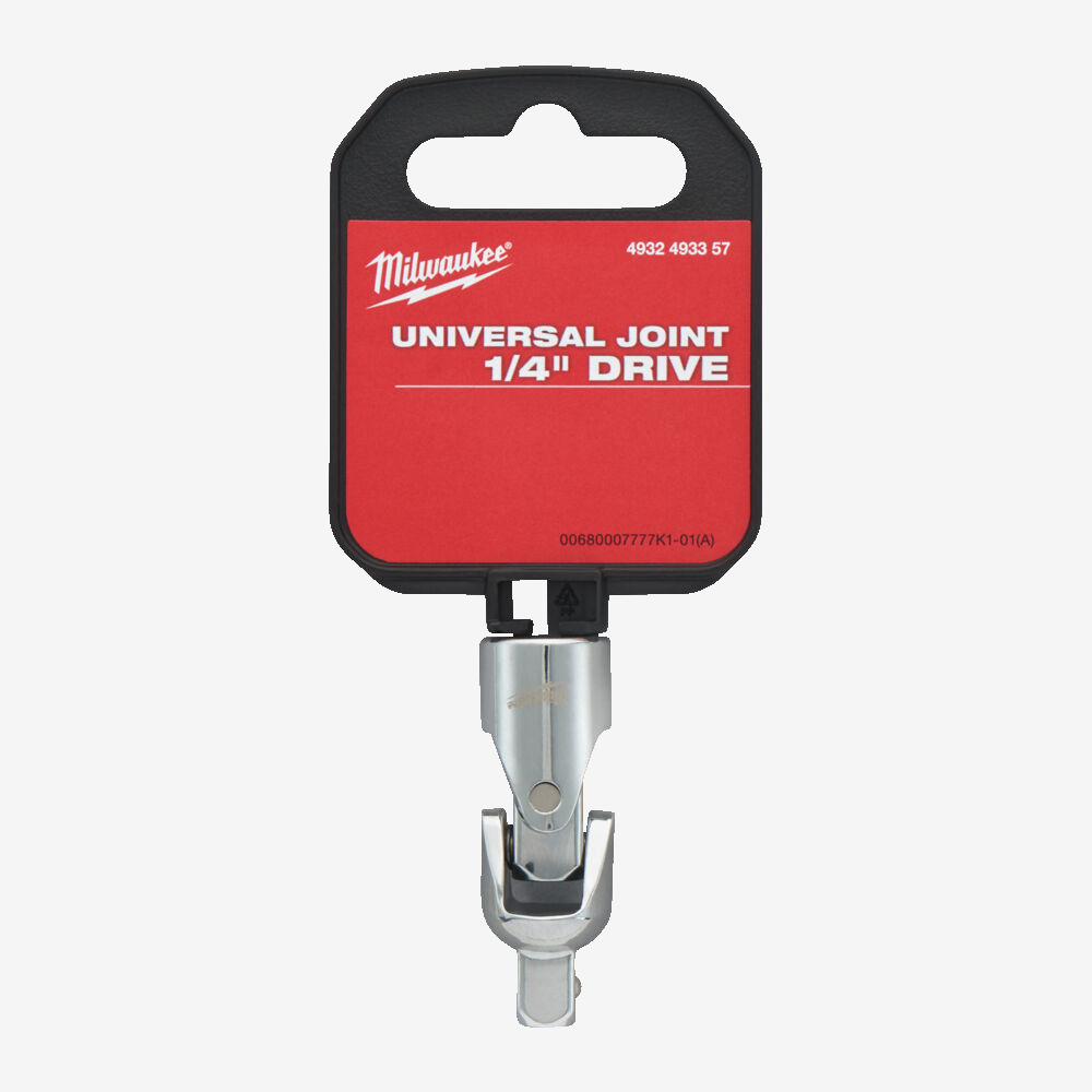 Шарнир хромований для головок 1/4'' MILWAUKEE Одеса - фото 3