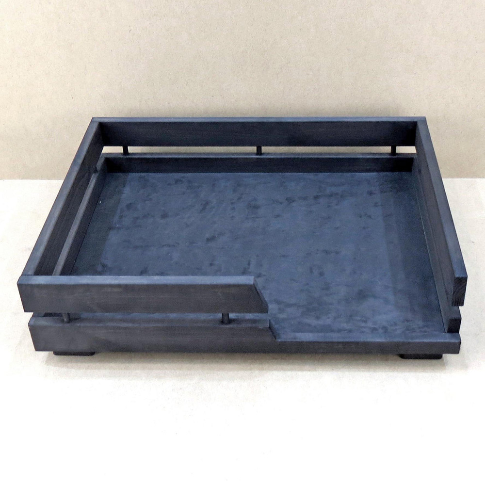 Лежак деревянный для собаки 