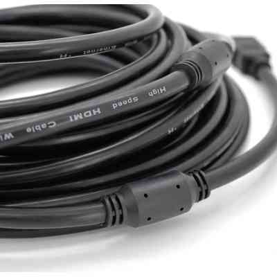 Кабель мультимедійний HDMI M to HDMI M 15.0m V1.4 1080P black Ritar (HDMI(M)/(M)V1.4-15m-94B) Вінниця