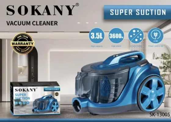 Побутовий електричний пилосос SK-13005 3600 Вт з циклонною системою, пилозбірник 3,5 л та шнур 6,5 м Одеса
