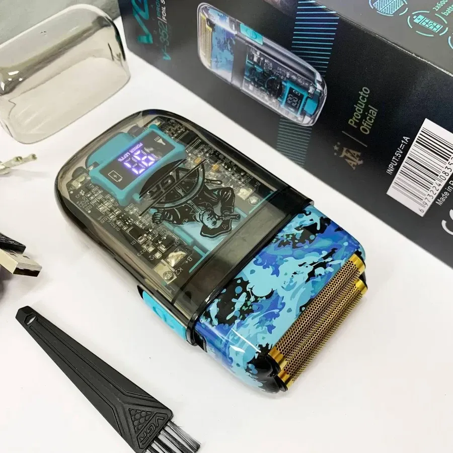 Електробритва-шейвер VGR V-352 з титановими сітками, акумулятором 120 хв та USB Type-C зарядкою Одеса - фото 10