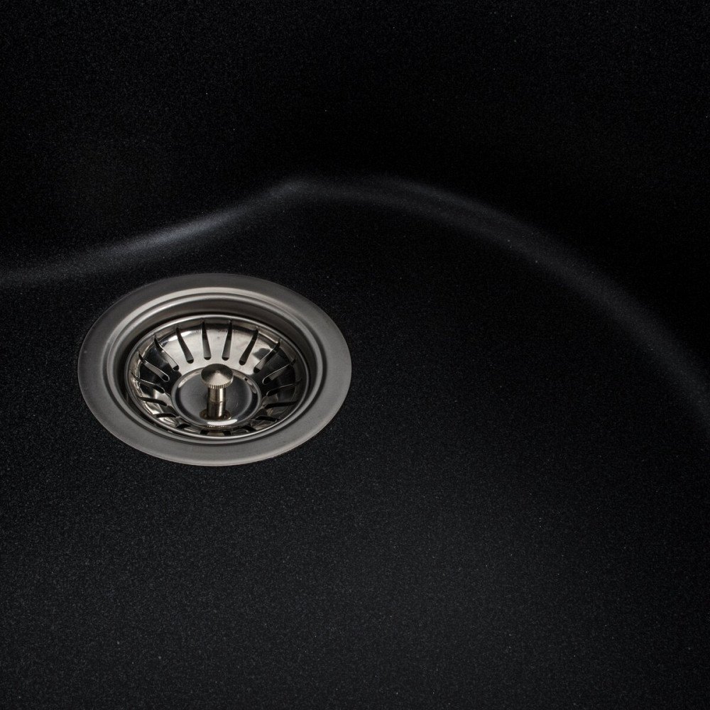 VALESO Гранітна мийка для кухні VALESO TURAS 480 матова Карбон Коломия - фото 13