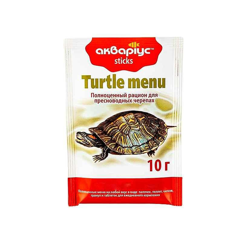 Корм Акваріус меню для черепах Палички 10 г Вінниця - фото 1