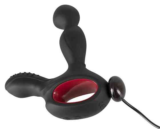 Вибростимулятор простаты с ротацией и подогревом You2Toys Silicone Prostate Plug, черный Sex Aura Киев