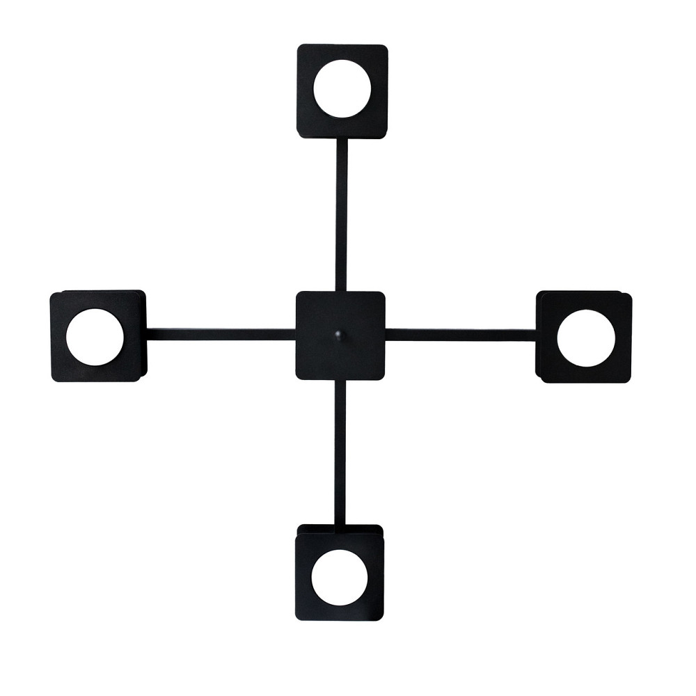 Люстра потолочная MSK Electric Space на четыре плафона под лампы GX53 черная NL 12040-4 BK Одесса - изображение 3