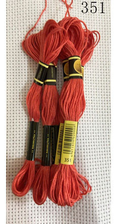 Мулине для вышивки 351 Киев - изображение 1