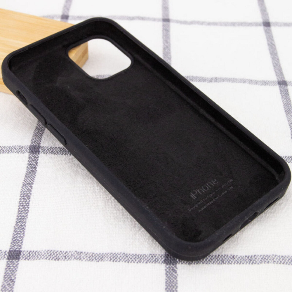 Чохол для смартфона Silicone Full Case AA Open Cam for Apple iPhone 16 Pro Max 14,Black (FullOpeAAi16PM-14) Київ - фото 3