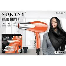 Фен для волосся Sokany SK-14007 потужний 2000 Вт з 2 швидкостями, 2 температурними режимами та петлею для зберігання Одеса - фото 4