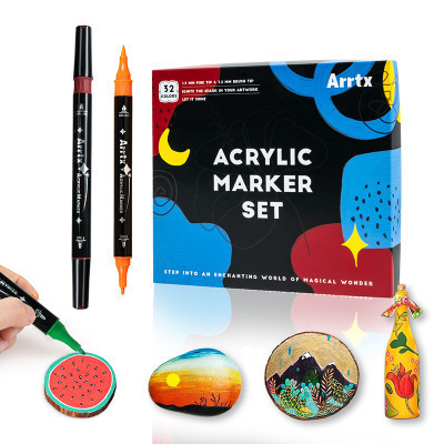 Художественный маркер Arrtx акриловые AACM-03-32, 32 цвета (LC302802) Винница - изображение 6