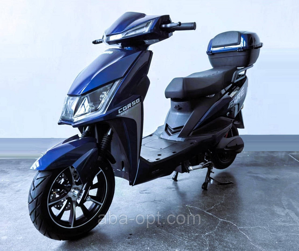 ЕЛЕКТРОСКУТЕР CORSO Fire FR 1800W-72V-32Ah Grafen шини 90/80-12"/10" купити дешево в Україні Одеса - фото 1
