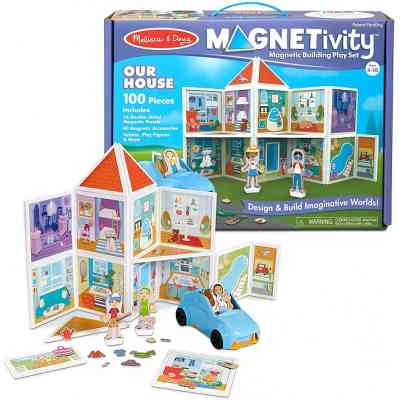 Игровой набор Melissa&Doug магнитный набор построек Наш дом (MD30650) Винница