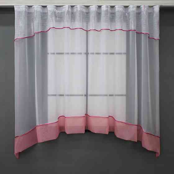 Кухонный комплект VR-Textil № 00к белый с розовым 280х170 см (59-955) Киев