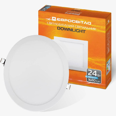 Світильник точковий Євросвітло LED-R-300-24 6400К Вінниця - фото 1