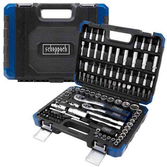 Набір інструментів 108 предметів 1/4'', 3/8'' (6 гр.) SCHEPPACH SCH-41082-5DS Одеса