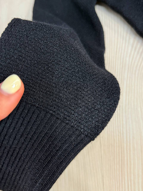 Свитер женский A-N 02493 букле с пуговицами тонкий и теплый базовый, черный, one size Киев - изображение 2