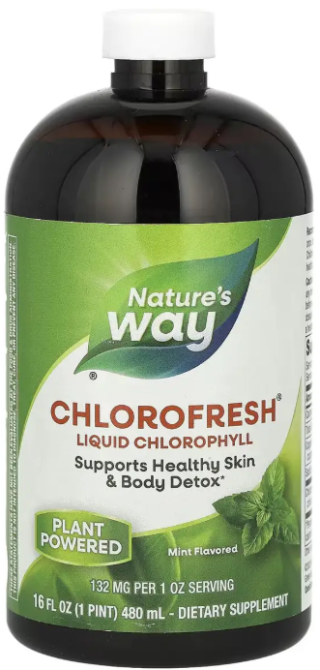 Хлорофилл Natures Way Chlorofresh® Liquid 480 мл мята Киев - изображение 3