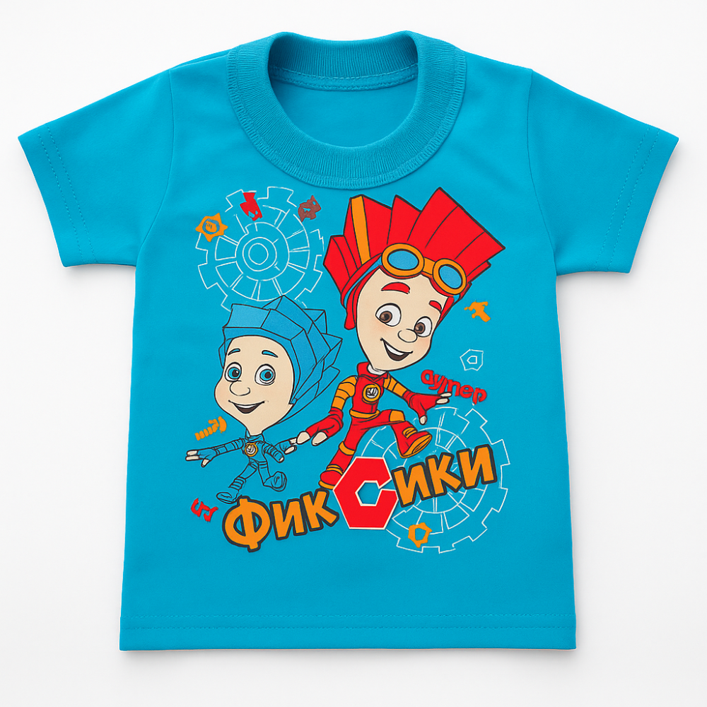 Футболка для мальчика 81-87 см голубой Киев - изображение 5