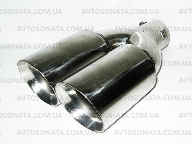 Насадка на глушитель 0260 d-62мм нержавейка Винница - изображение 2
