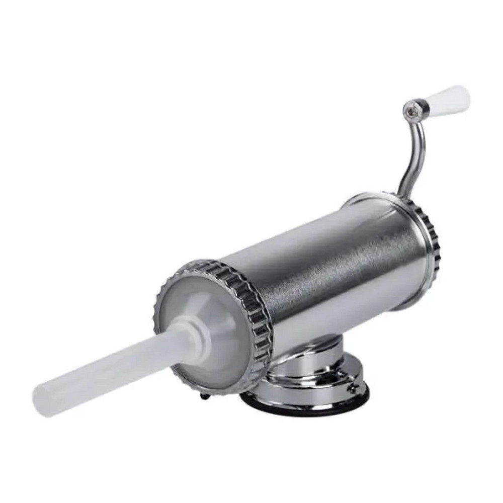 Yiwu Шприц для ковбаси ручний 8×25 см горизонтальний ковбасний шприц 1,5 л для фаршу 3 насадки Киев - изображение 4