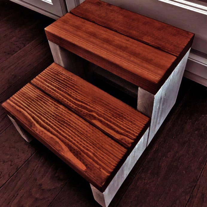 Лавка-сходинка "Калдарія" шеббі-савоярді Миколаїв - фото 1