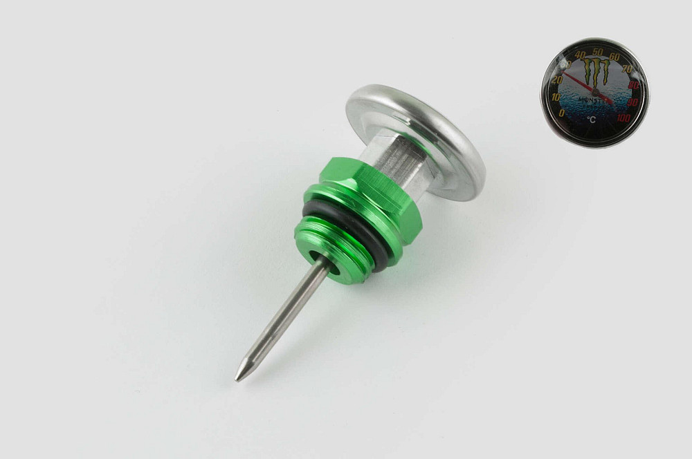 Щуп олії Delta Ø19.0mm, L-75mm (+датчик температури) (зелений) RIDE IT Киев - изображение 1