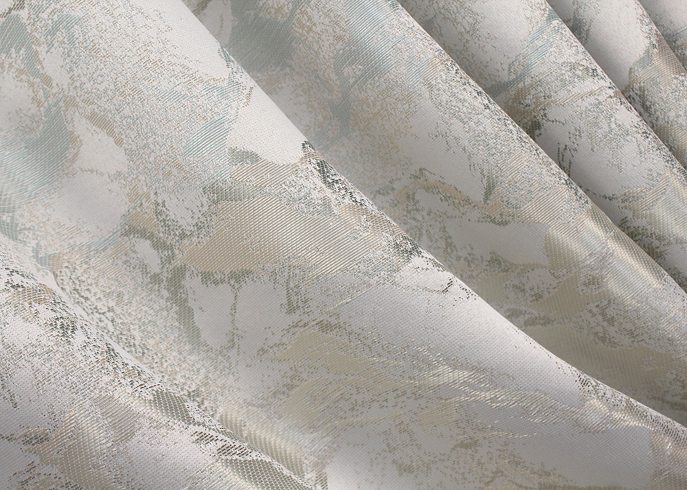 Комплект коротких штор VR-Textil Жаккард Мрамор Al3 № 1599ш Молочный с бежевым 130х170 см 2 шт (35-0280) Киев - изображение 5